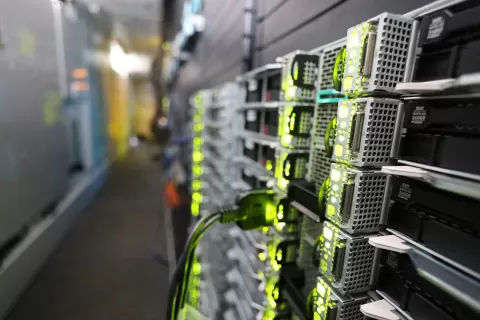 The Hoffman2 server racks